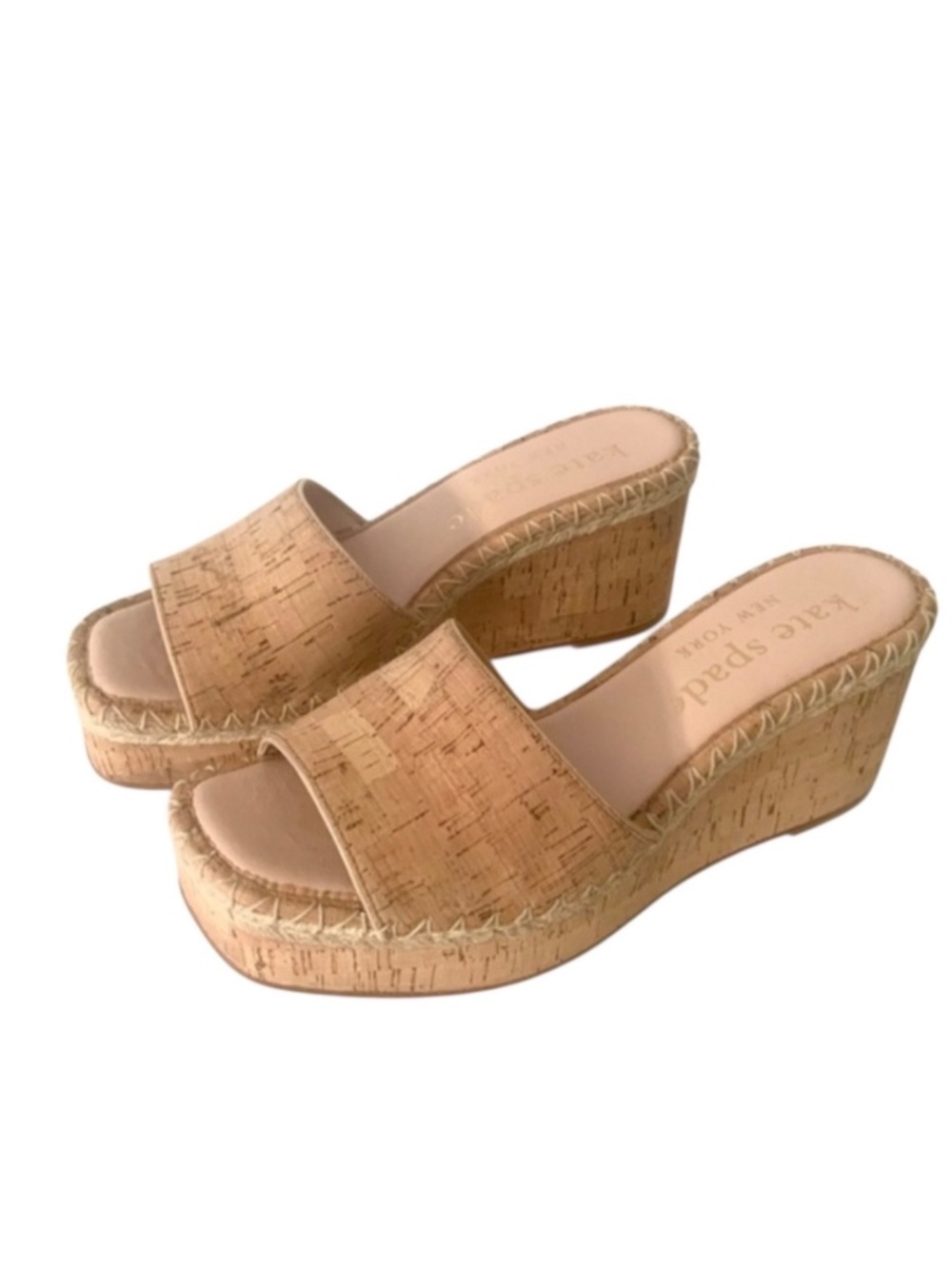 Kate Spade Cosette Cork Wedge Sandal Size 7